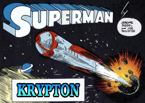 planet krypton exploding